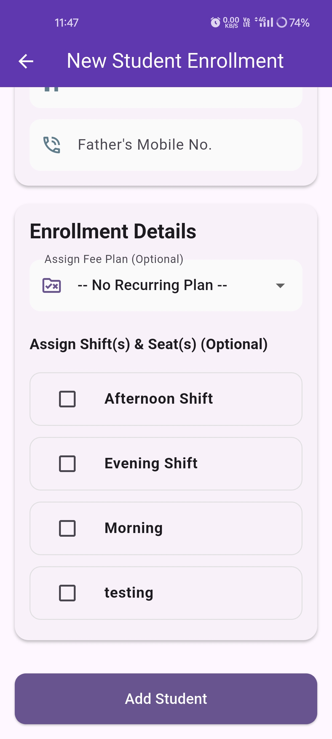 Admin Dashboard